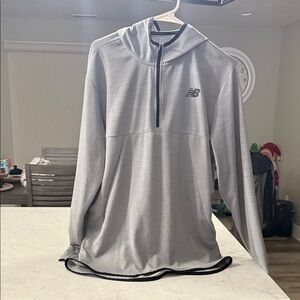 New Balance Heather Gray X-Large Hoodie